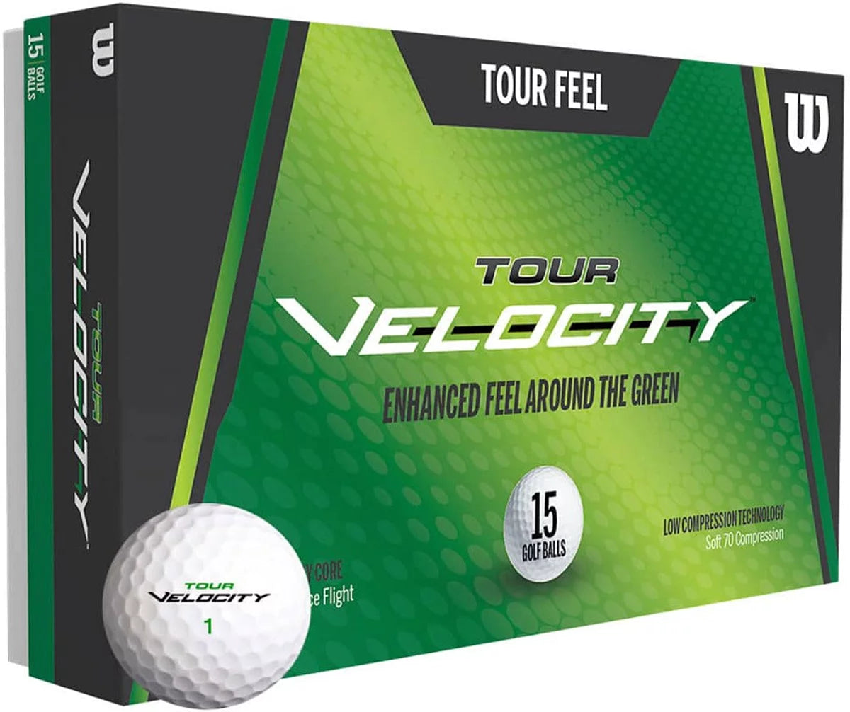 Balles Wilson Tour Velocity TourFeel (x15)