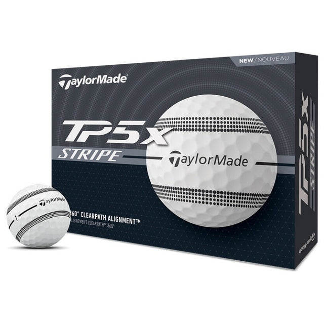 Balles TaylorMade TP5X Stripe (x12)